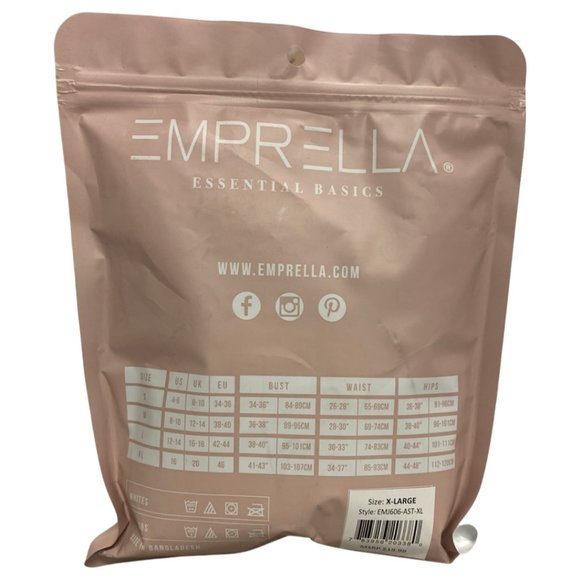 Emprella Essential Basics women's Soft- 5 Pack Ladies Hipster-XL - Picture 4 of 4